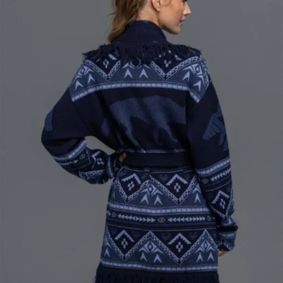 💙🔹️Greyson🔹️Odin Cardigan Sweater - Wool, Cashmere, Long Sleeve